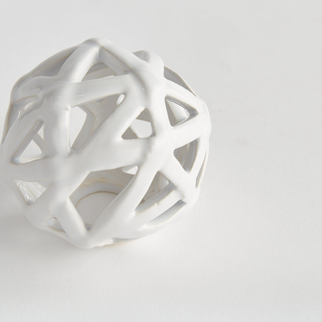 ALICIA ORB SMALL - White