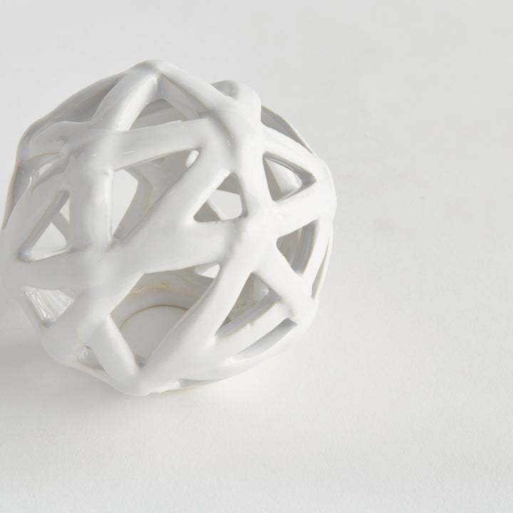 ALICIA ORB SMALL - White
