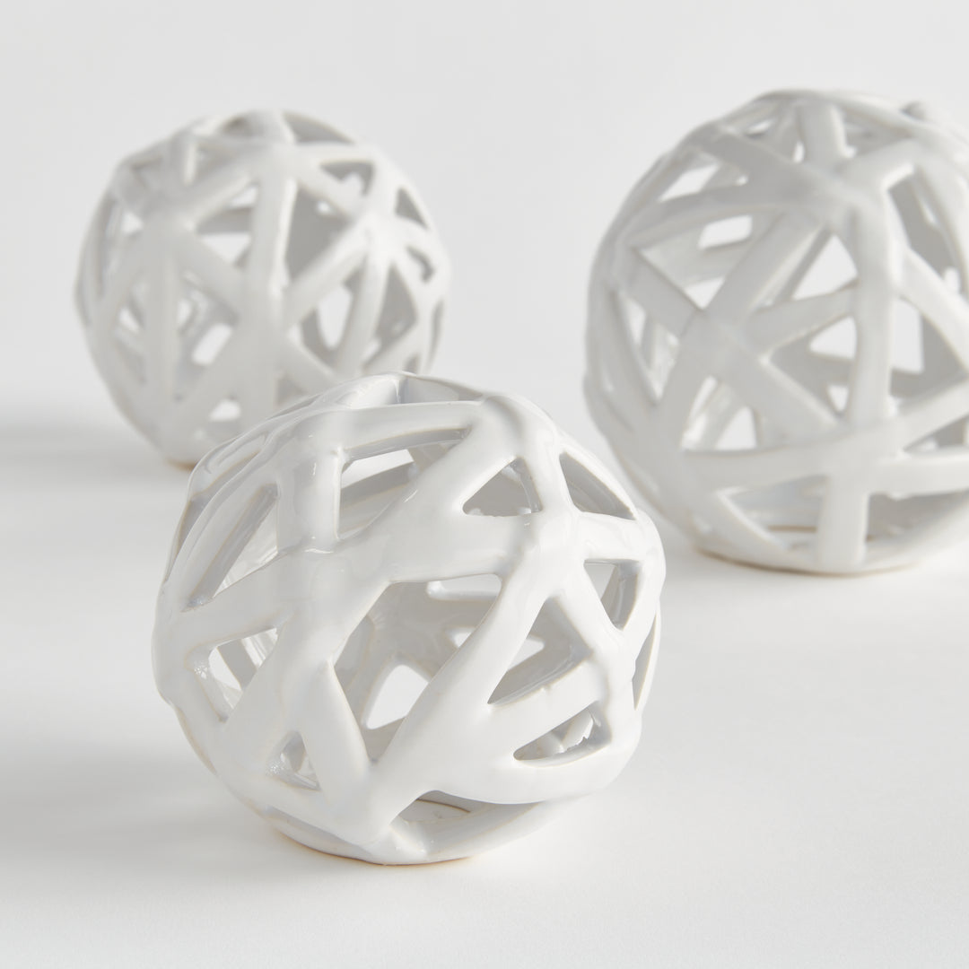 ALICIA ORB SMALL - White