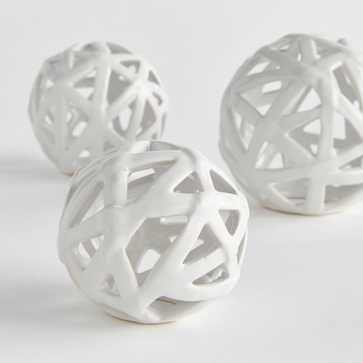 ALICIA ORB SMALL - White