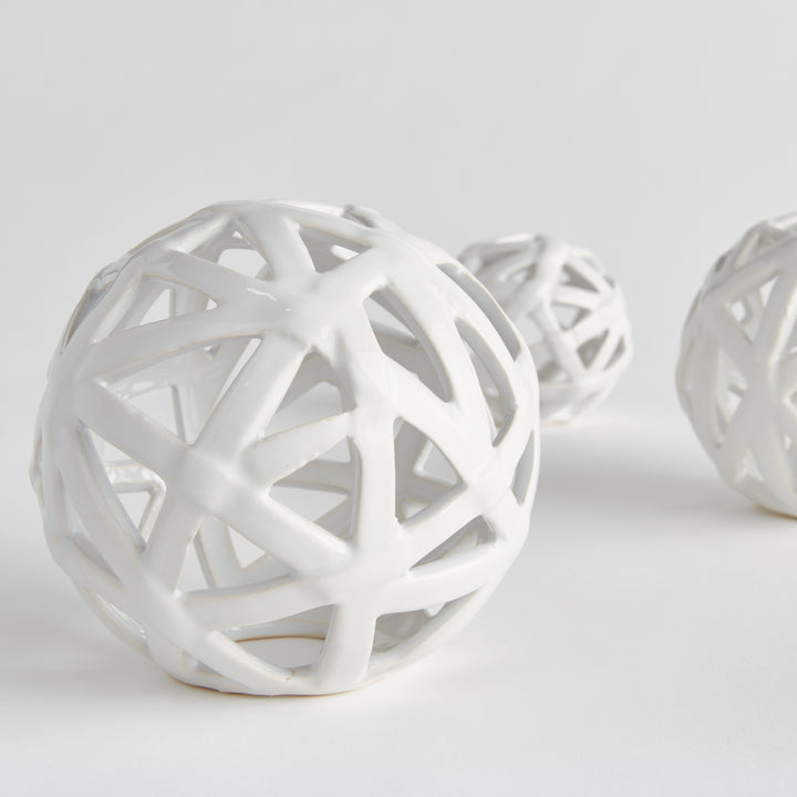 ALICIA ORB LARGE - White