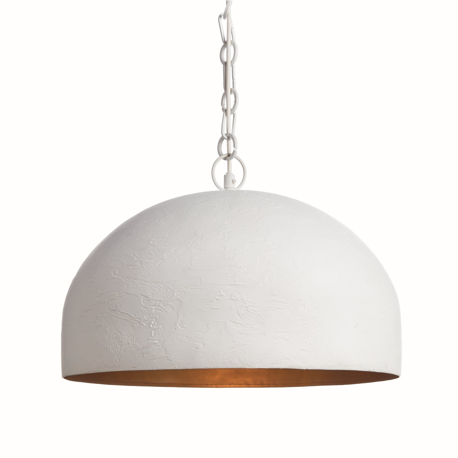 THAYER DOME PENDANT MEDIUM - White