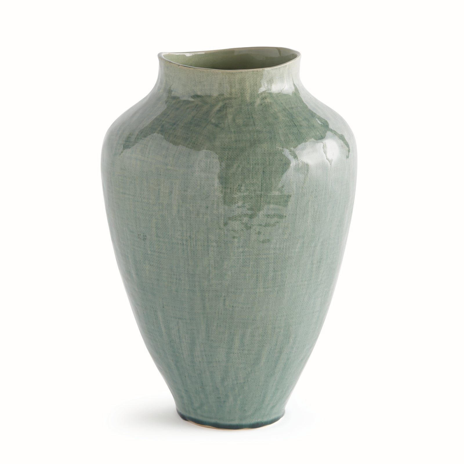 BARCLAY BUTERA OJAI VASE LARGE - Light Blue