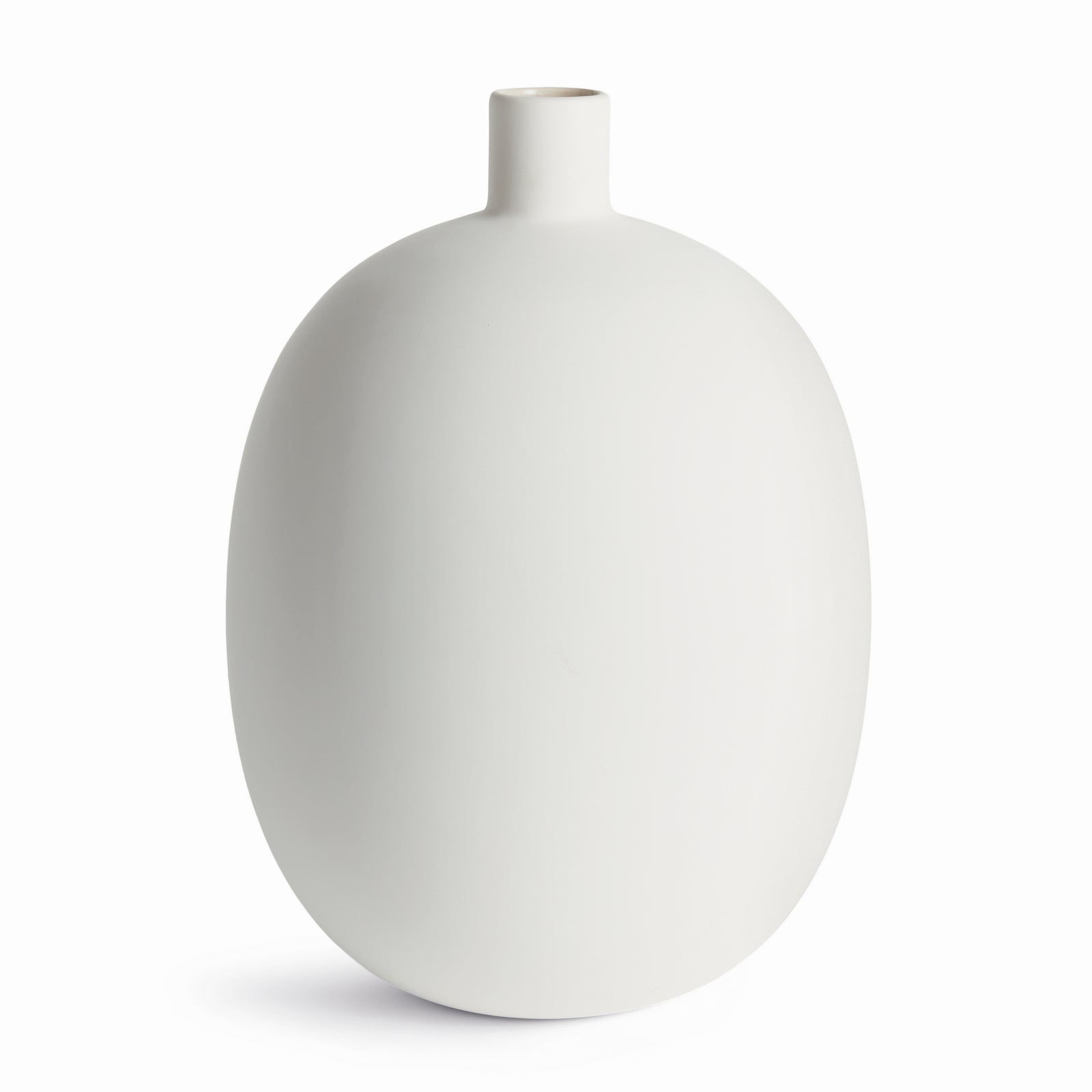 BARCLAY BUTERA SANDBAR VASE LARGE - White / Taupe