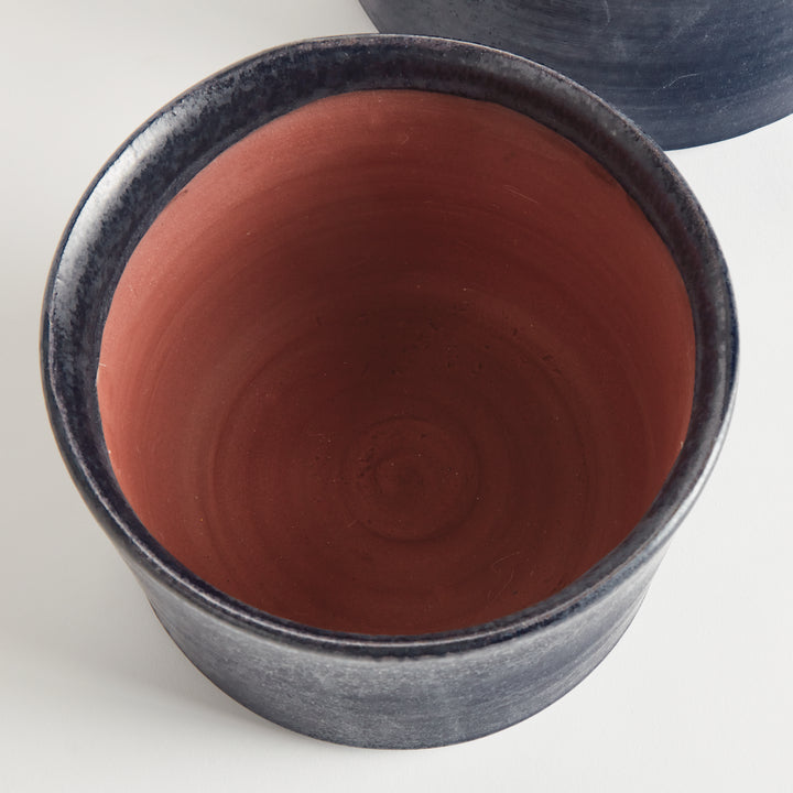 STUDIO CACHEPOTS, SET OF 2 - Navy