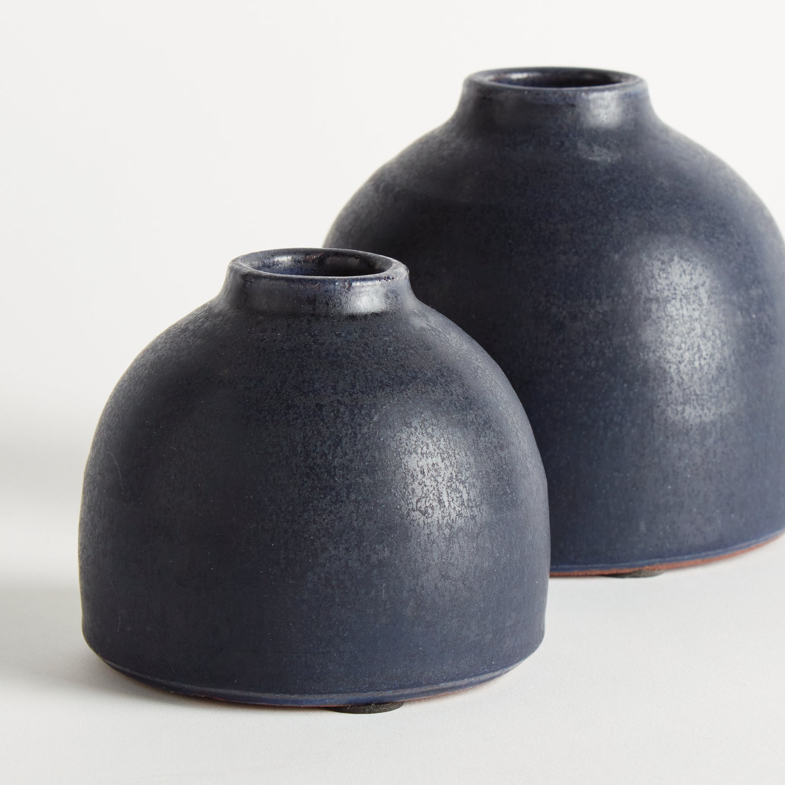 STUDIO BUD VASES, SET OF 2 - Navy