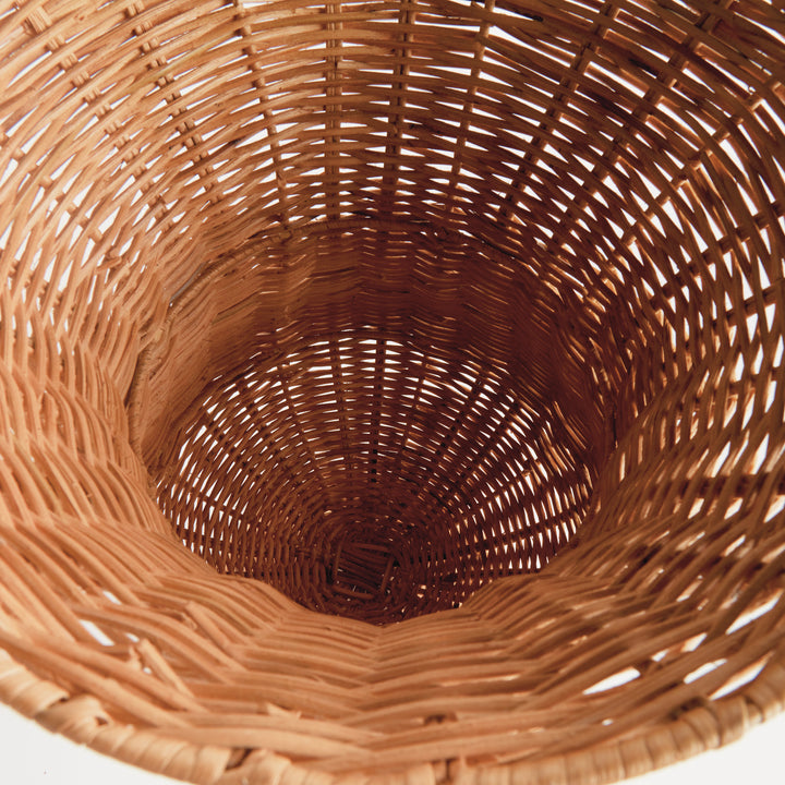 CHESAPEAKE RATTAN FOOTED URN TALL - Natural