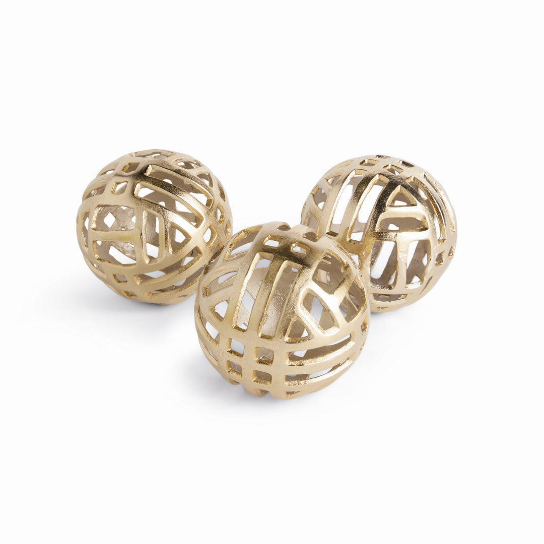 CANDACE ORBS LARGE, SET OF 3