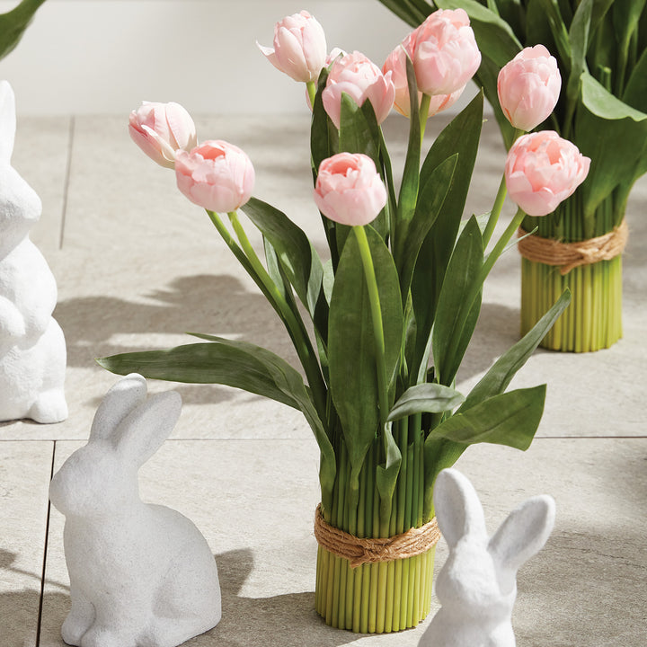 PEONY TULIP BUNDLE DROP-IN 22"