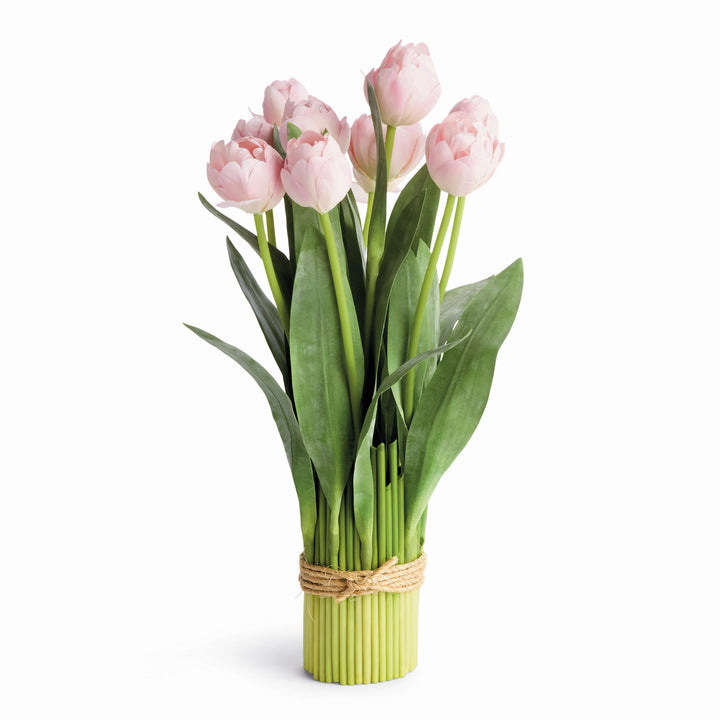 PEONY TULIP BUNDLE DROP-IN 19" - Soft Pink