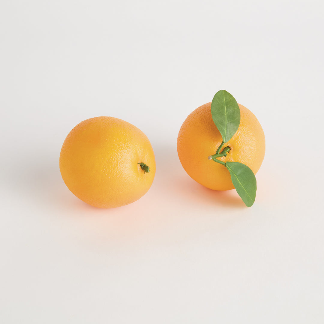 FAUX ORANGES 5" ASSORTED, SET OF 6