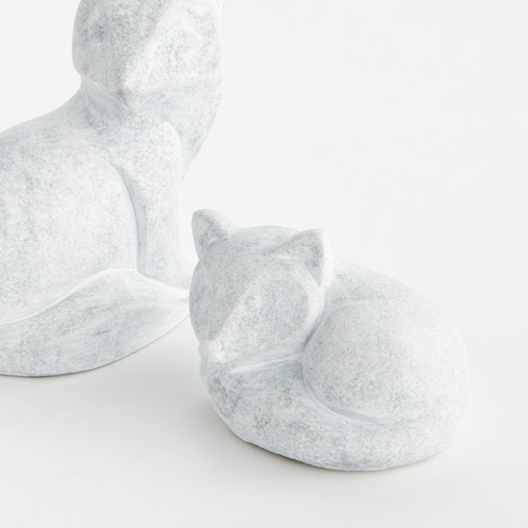 LAZING FOXES, SET OF 2