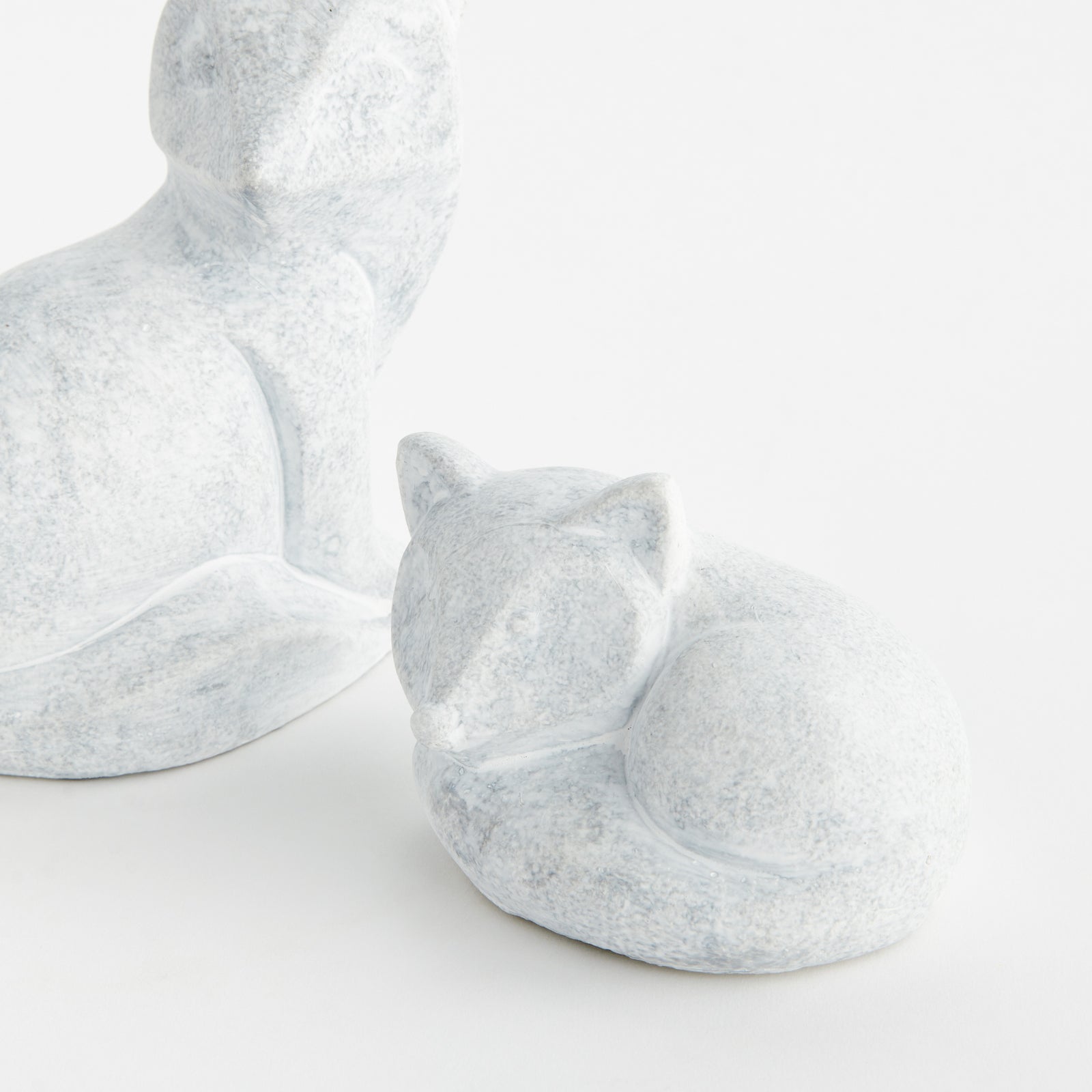 LAZING FOXES, SET OF 2
