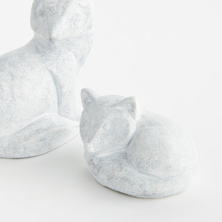 LAZING FOXES, SET OF 2