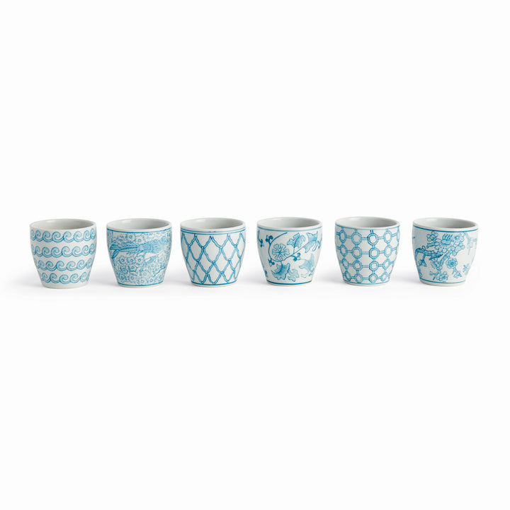 MONARCH MINI FLOWER POTS, SET OF 6
