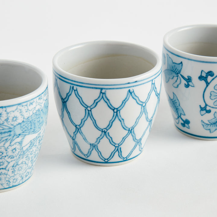 MONARCH MINI FLOWER POTS, SET OF 6