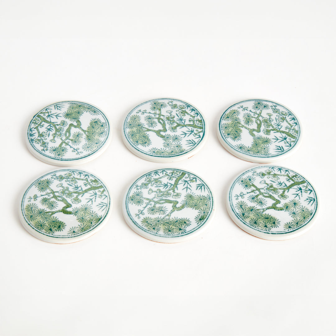 IMPERIAL COASTERS, SET OF 6