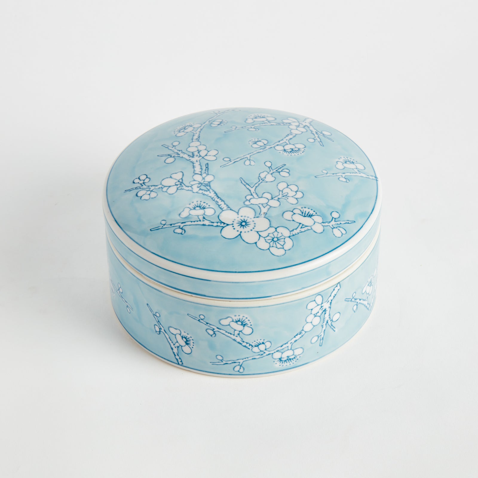 MONARCH EMPRESS ROUND LIDDED CATCHALL BOX LARGE
