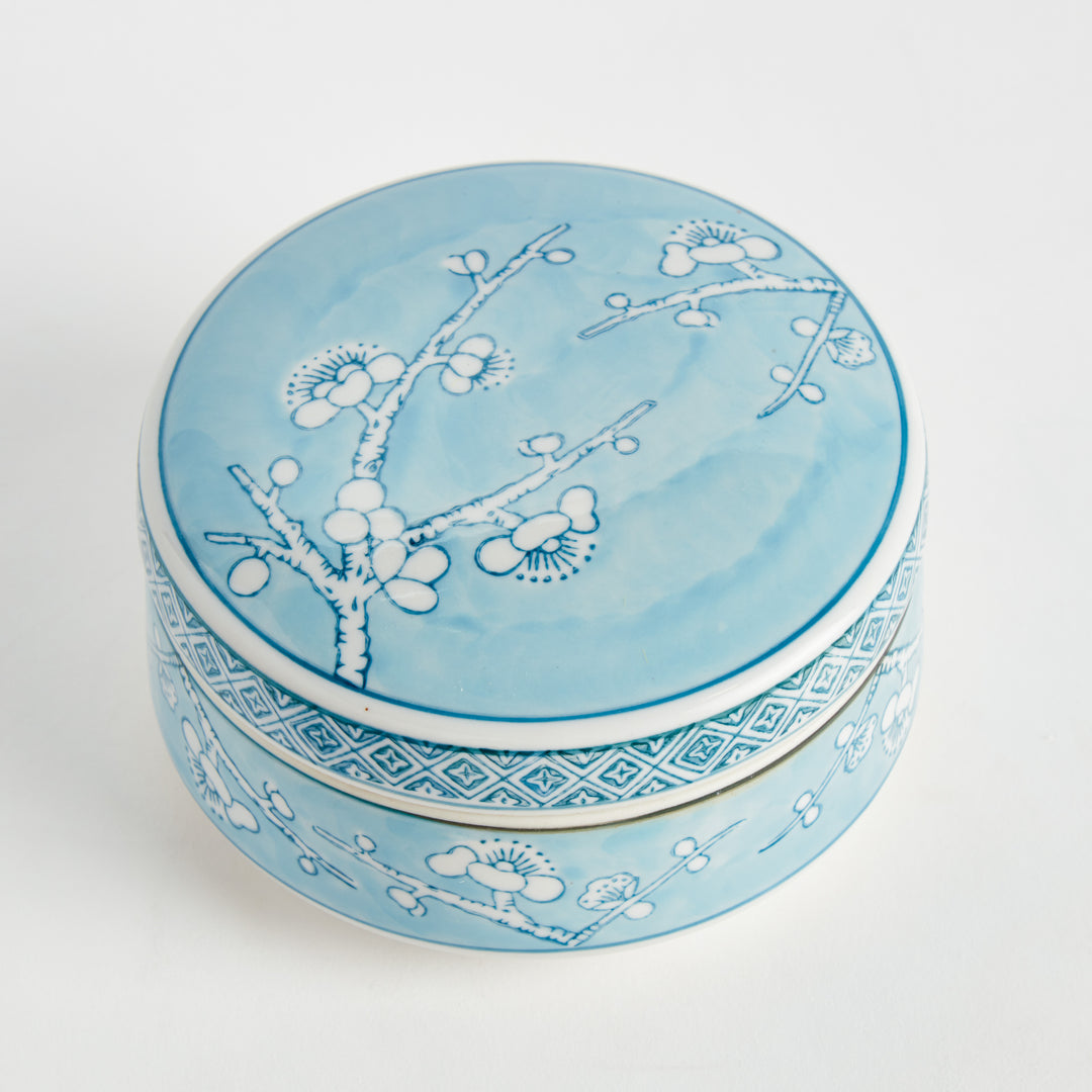 MONARCH EMPRESS ROUND LIDDED CATCHALL BOX SMALL