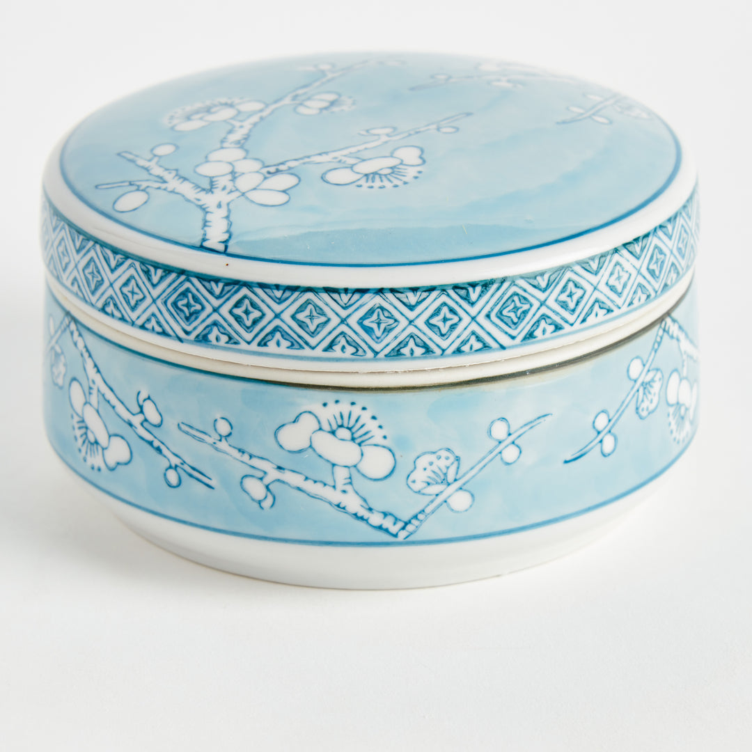 MONARCH EMPRESS ROUND LIDDED CATCHALL BOX SMALL