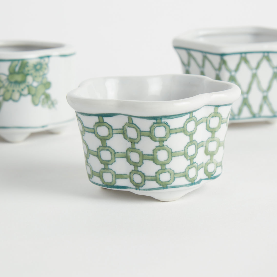 IMPERIAL ASSORTED MINI POTS, SET OF 4