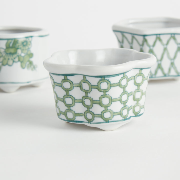 IMPERIAL ASSORTED MINI POTS, SET OF 4