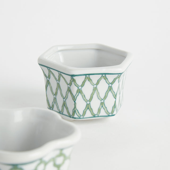 IMPERIAL ASSORTED MINI POTS, SET OF 4