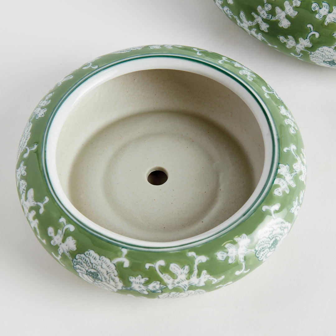 IMPERIAL LOTUS LOW POTS LARGE, SET OF 4
