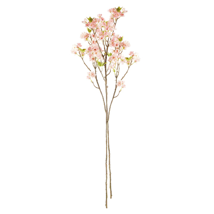 DOUBLE CHERRY BLOSSOM BRANCHES 46", SET OF 2 - Pink