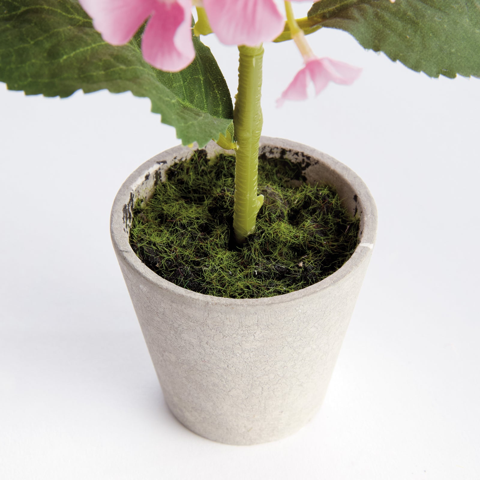 MINI HYDRANGEA POTTED 8", SET OF 4 - Pink