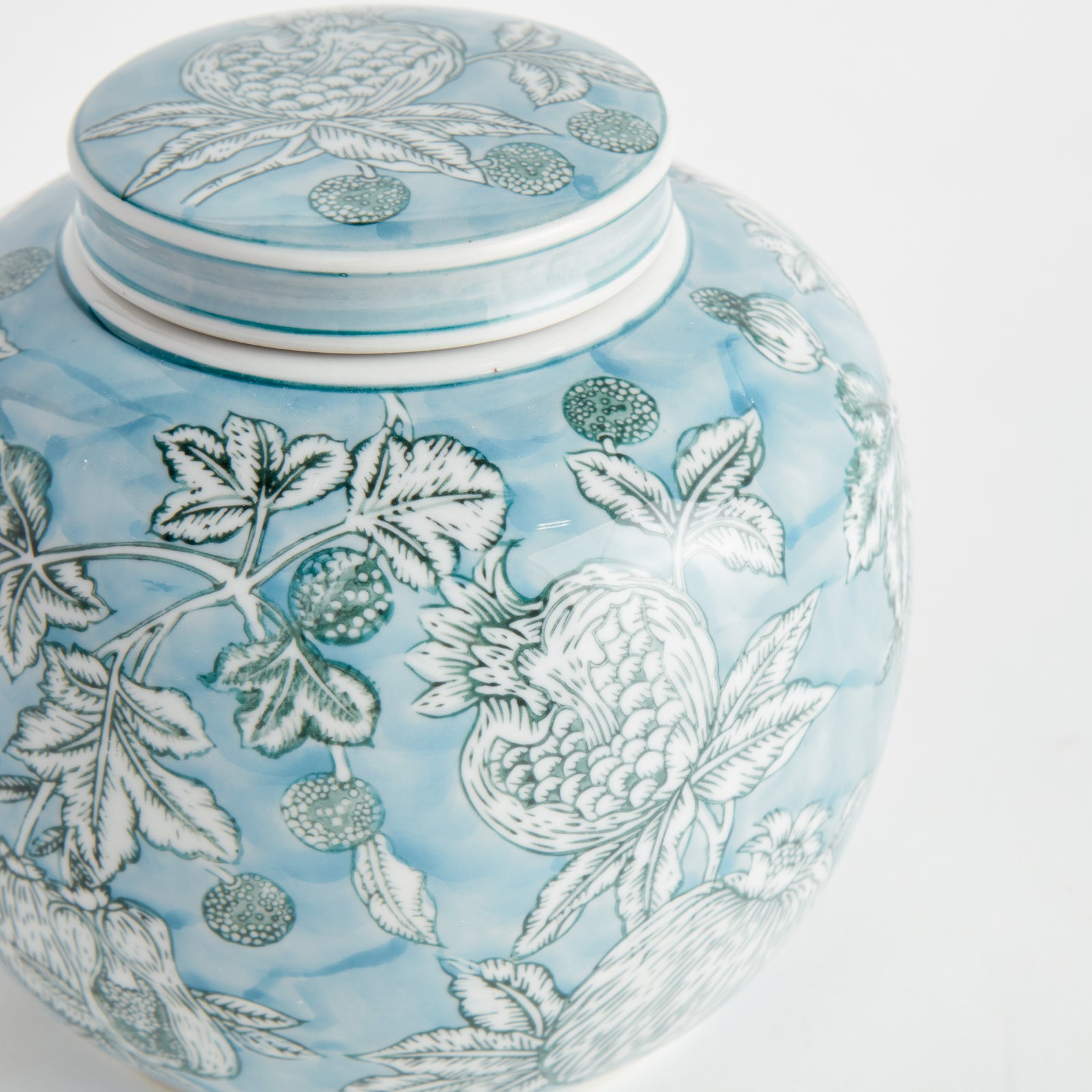 POMEGRANATE SKETCH LIDDED JAR