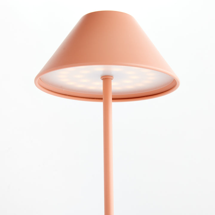 ALLUNA CORDLESS LED LAMP 14" - Melon