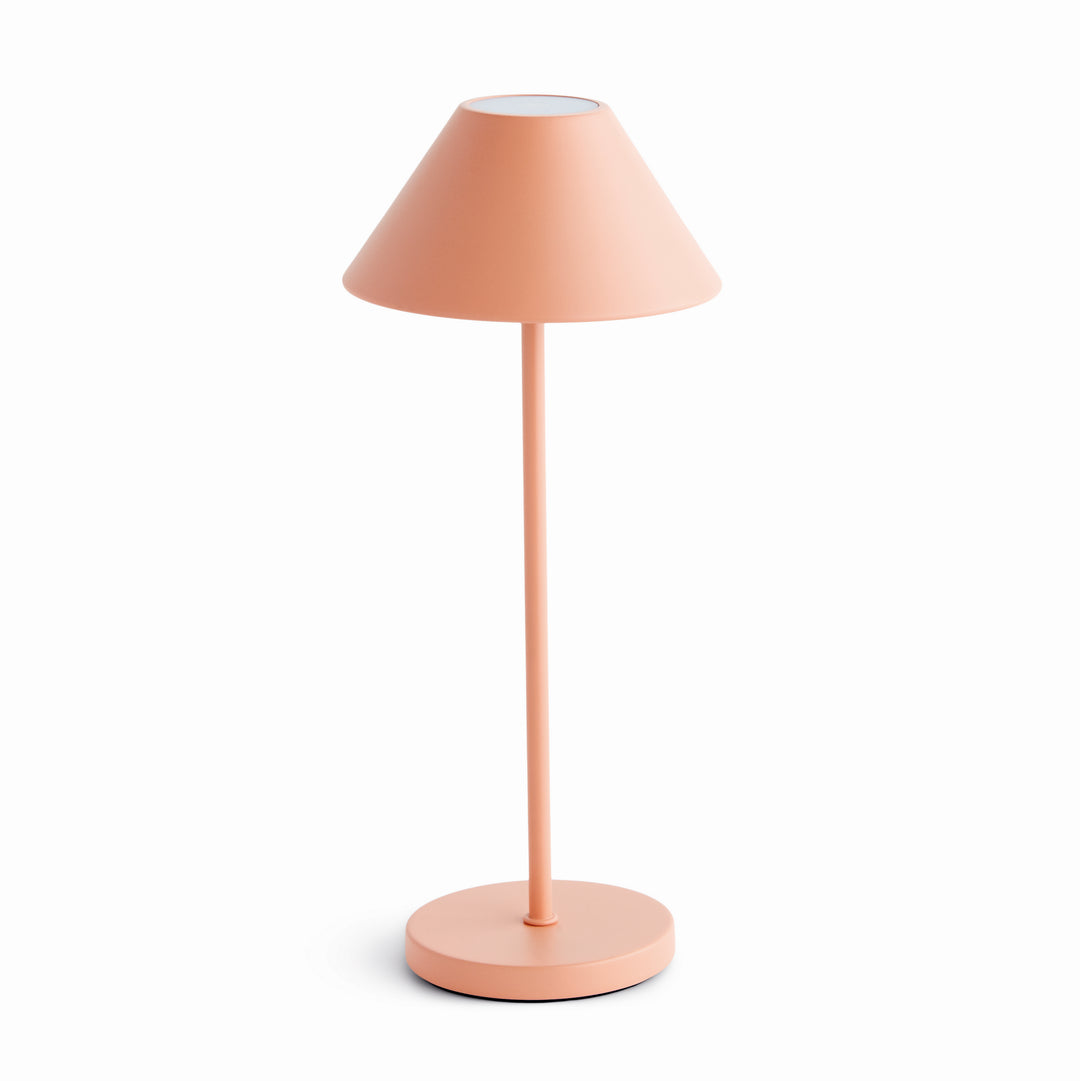 ALLUNA CORDLESS LED LAMP 14" - Melon