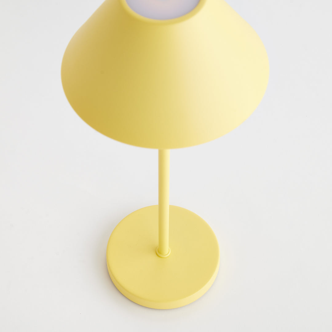 ALLUNA CORDLESS LED LAMP 14" - Yellow
