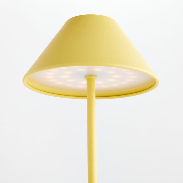ALLUNA CORDLESS LED LAMP 14" - Yellow