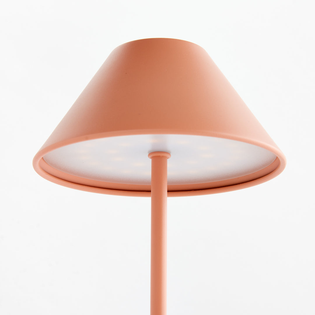 ALLUNA CORDLESS LED LAMP 10" - Melon