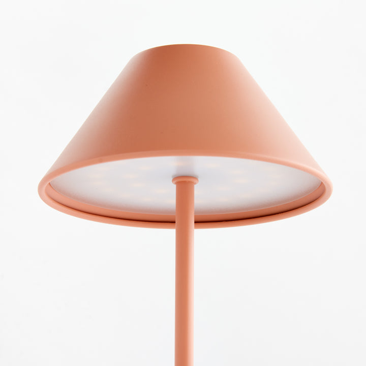 ALLUNA CORDLESS LED LAMP 10" - Melon