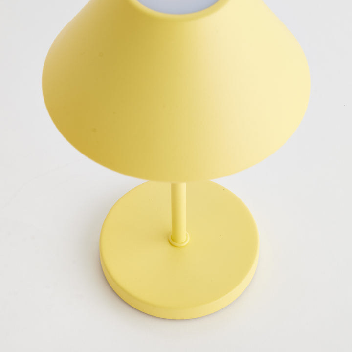 ALLUNA CORDLESS LED LAMP 10" - Yellow