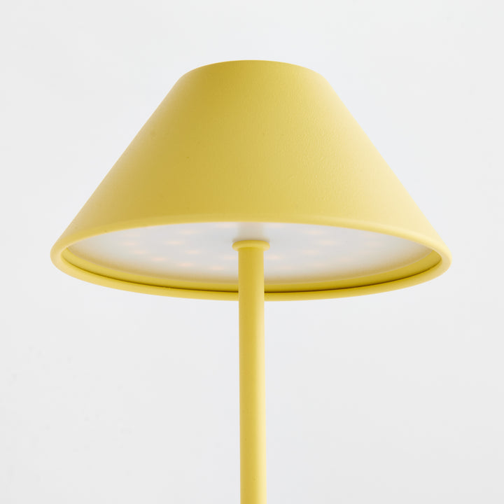 ALLUNA CORDLESS LED LAMP 10" - Yellow