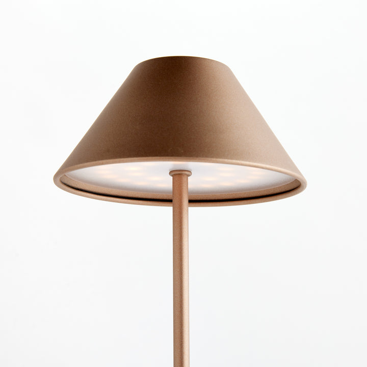 ALLUNA CORDLESS LED LAMP 14" - Bronze