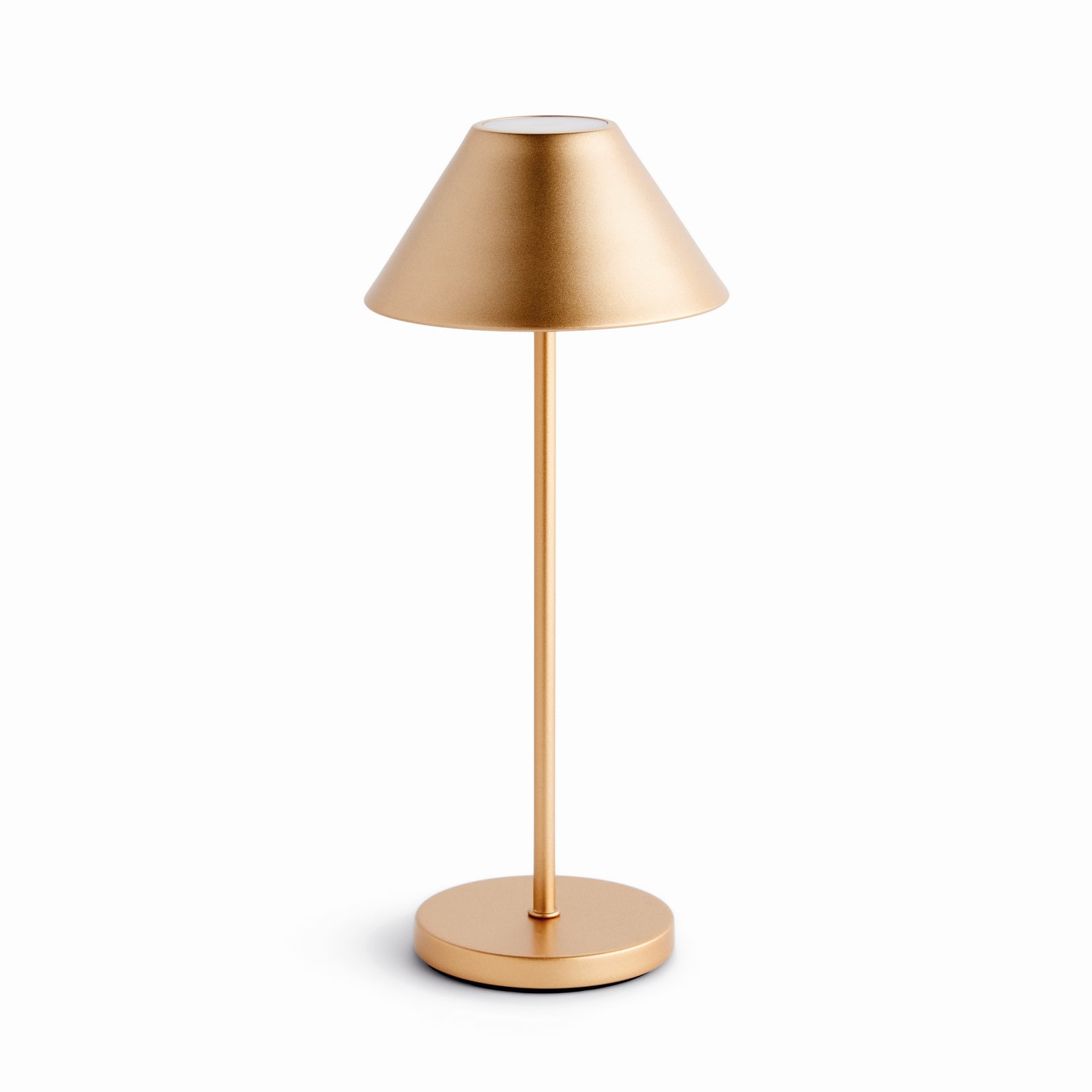 ALLUNA CORDLESS LED LAMP 14" - Champagne Gold