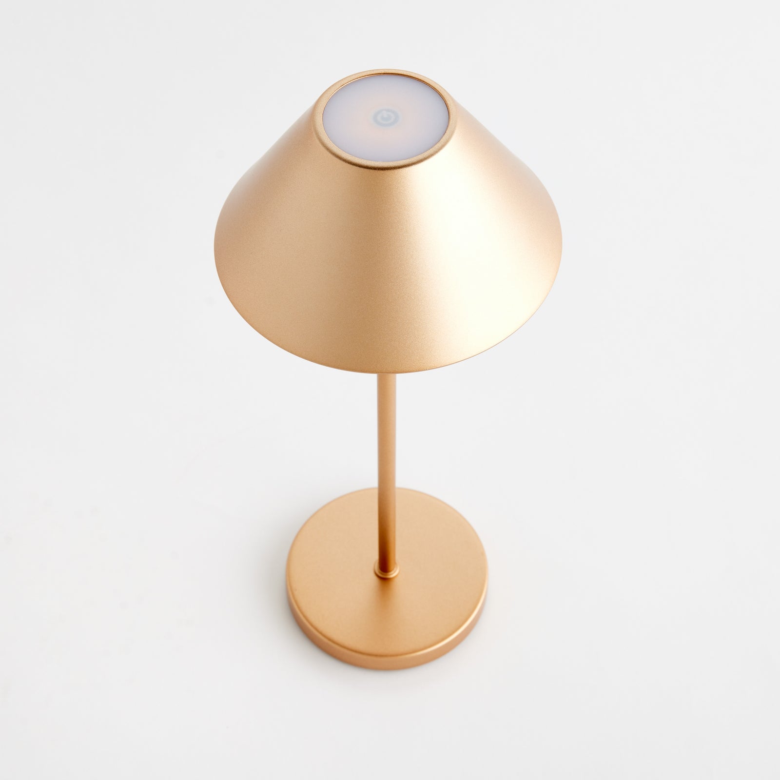 ALLUNA CORDLESS LED LAMP 14" - Champagne Gold
