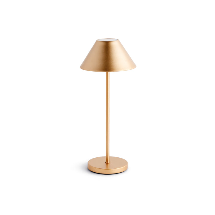 ALLUNA CORDLESS LED LAMP 14" - Champagne Gold