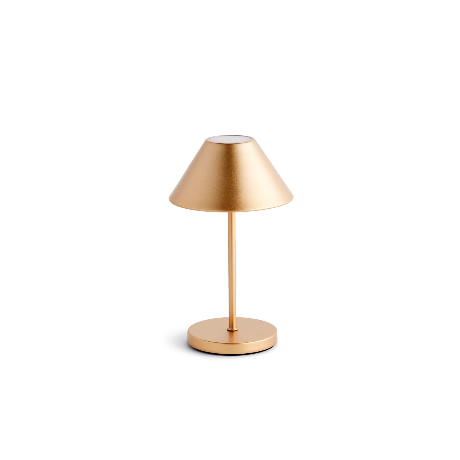 ALLUNA CORDLESS LED LAMP 10" - Champagne Gold
