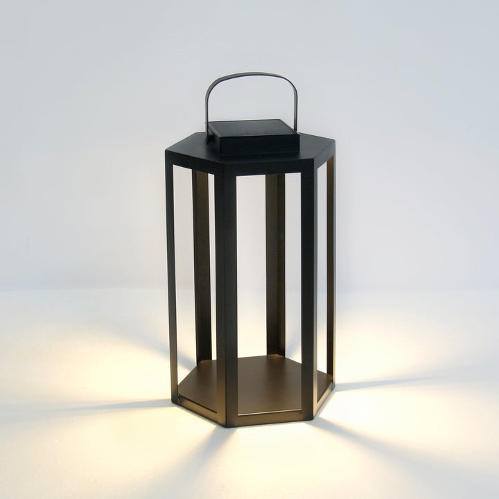 JOYCE SOLAR LANTERN 18" - Black