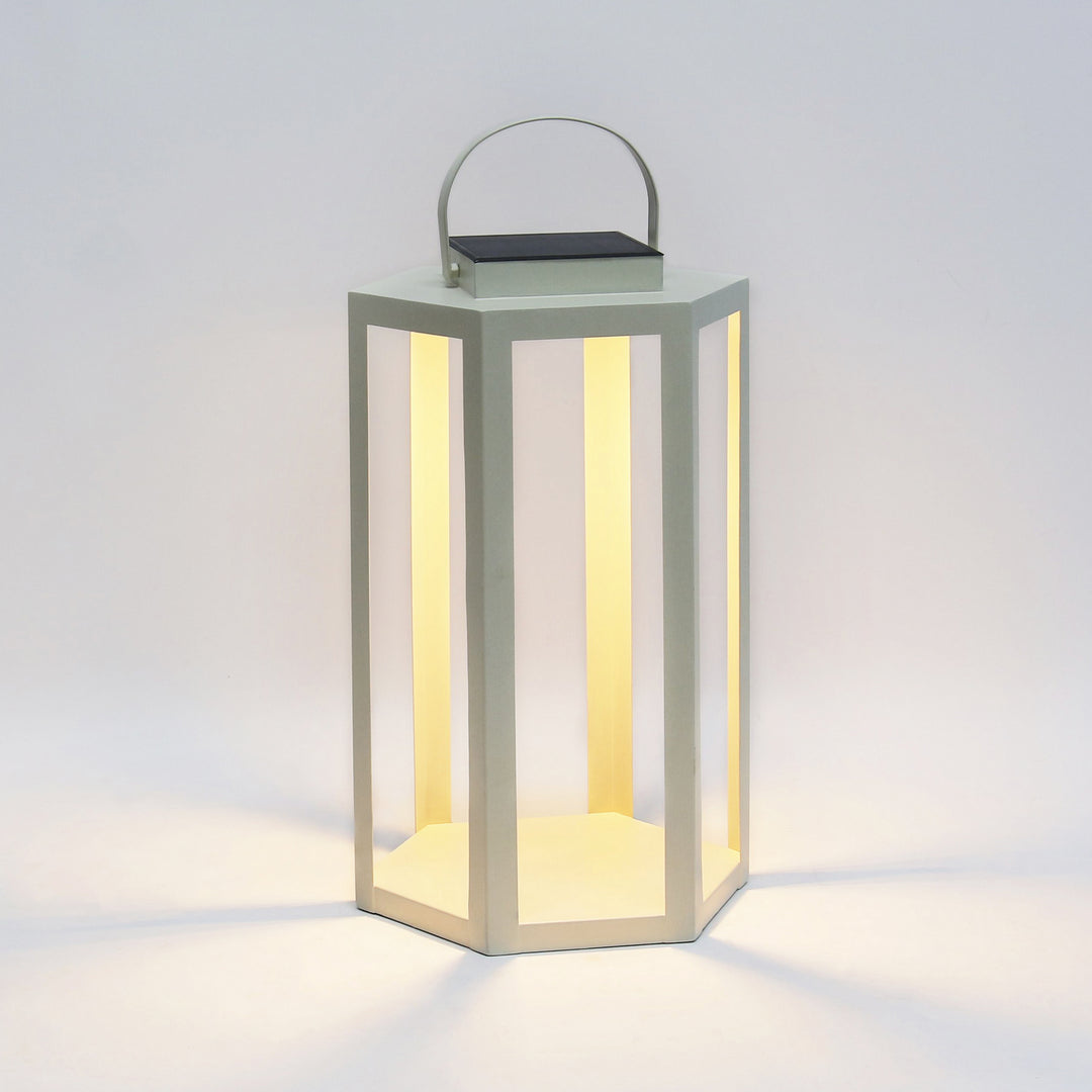 JOYCE SOLAR LANTERN 18" - Ivory