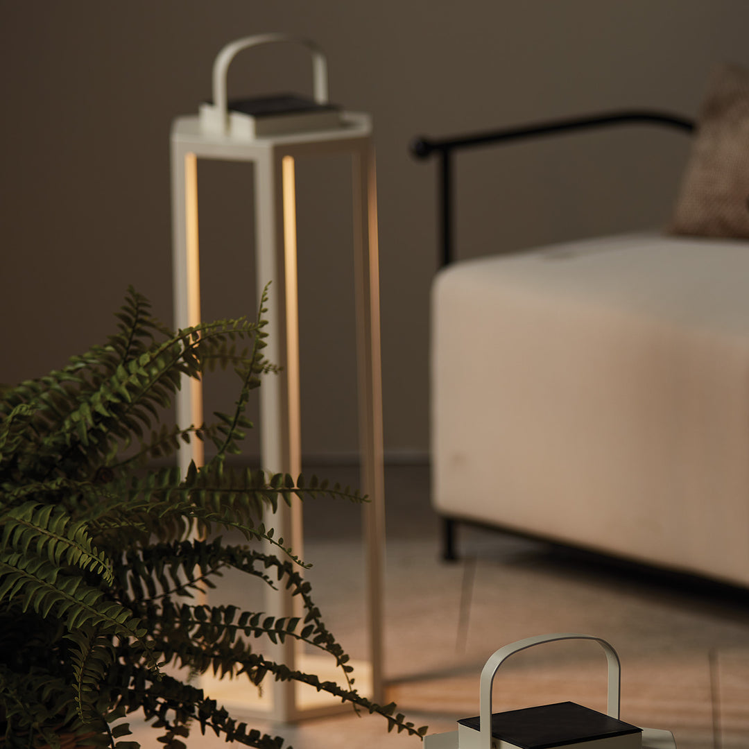 JOYCE SOLAR LANTERN 30" - Ivory