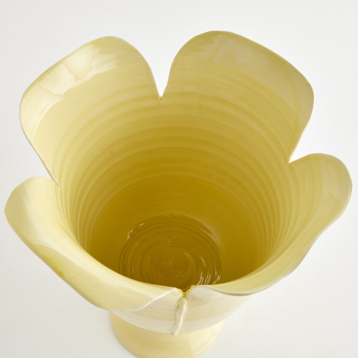 PETALO VASE LARGE - Yellow Ice