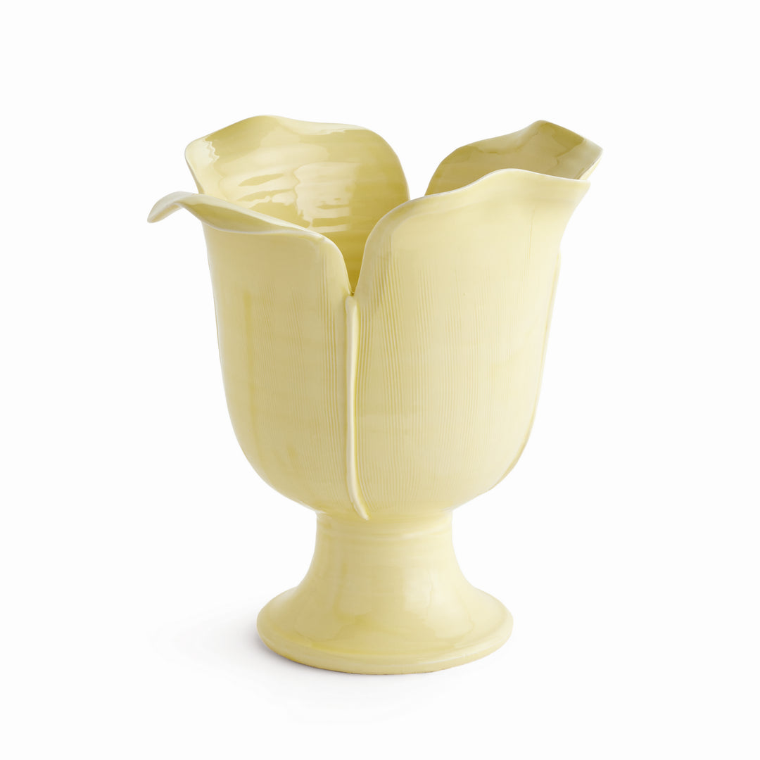 PETALO VASE SMALL - Yellow Ice