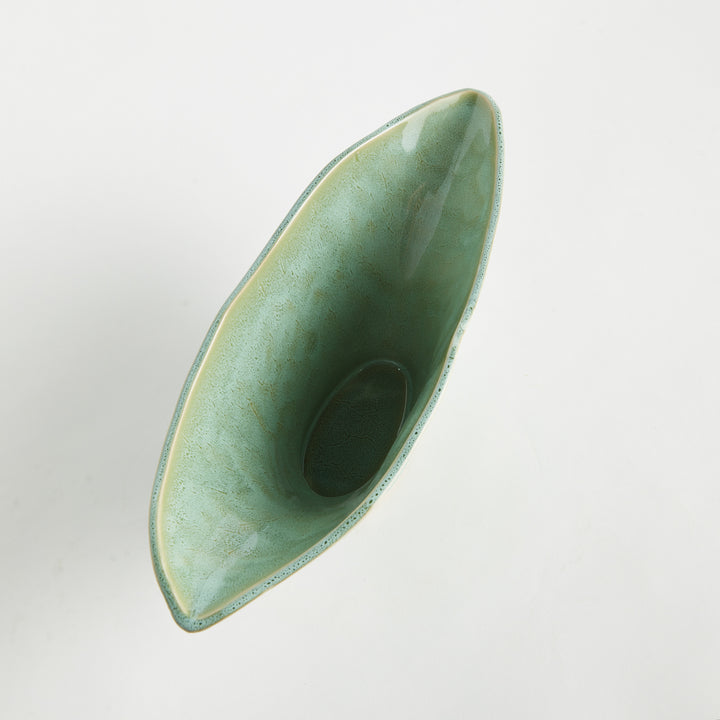 MADARA OVAL VASE SMALL - Green